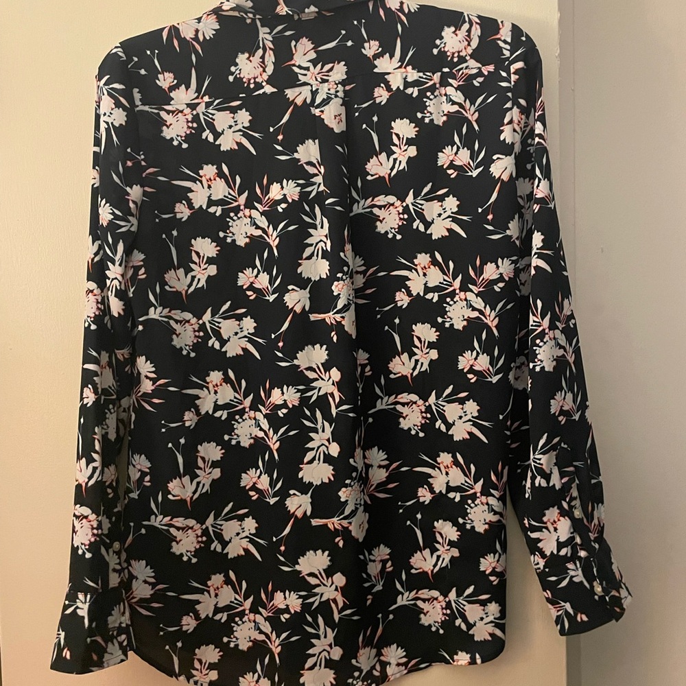 Dark Blue Banana Republic Blouse, X Small